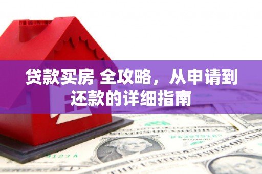 大武贷款买房 全攻略，从申请到还款的详细指南