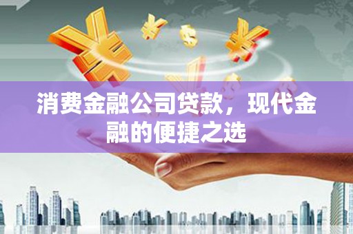 大武消费金融公司贷款，现代金融的便捷之选