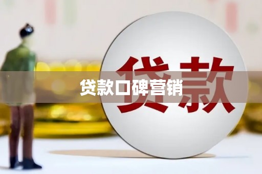 大武贷款口碑营销