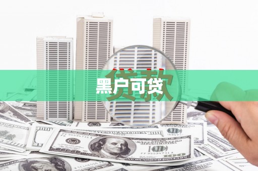 大武黑户可贷