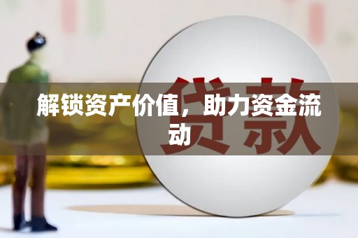 大武解锁资产价值，助力资金流动