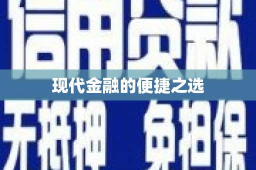 大武现代金融的便捷之选