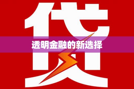 大武透明金融的新选择