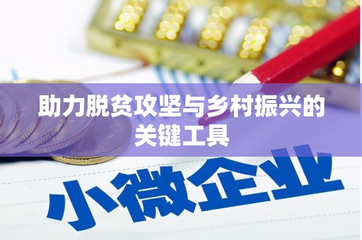 大武助力脱贫攻坚与乡村振兴的关键工具