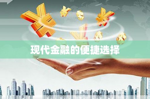 大武现代金融的便捷选择